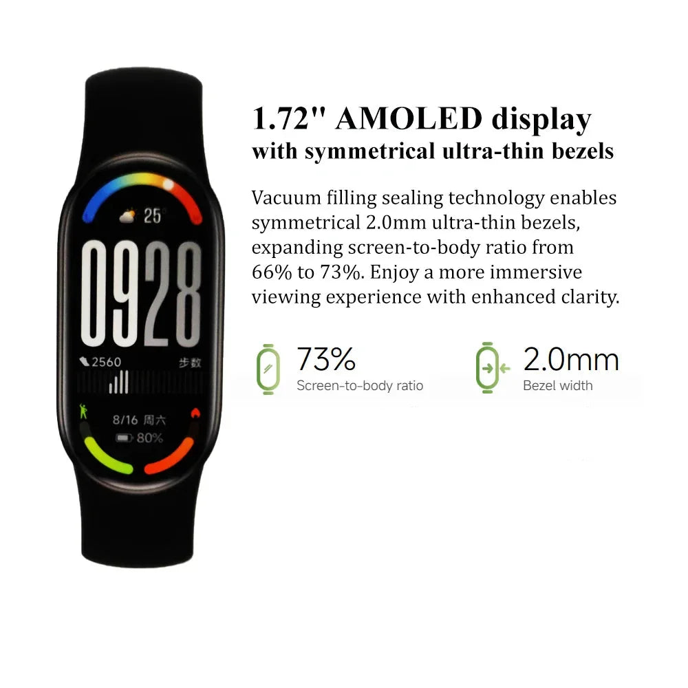 NNEOBA MOLED Fitness Tracker Black-2